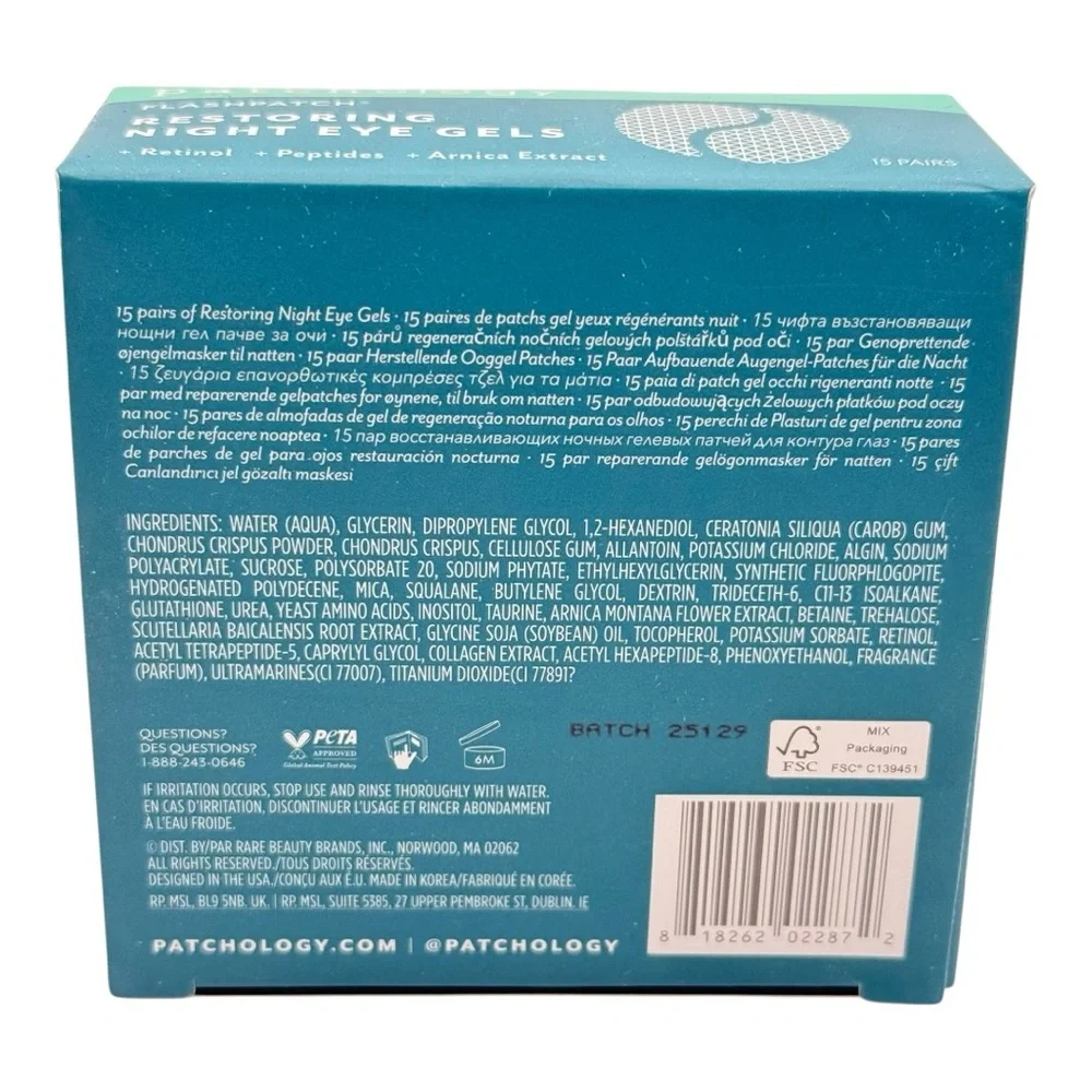 Patchology Restoring Night Eye Gels